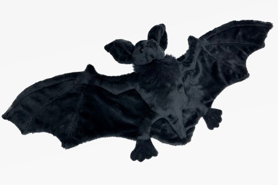 Kuscheltier Fledermaus schwarz 73 cm Plüschtier