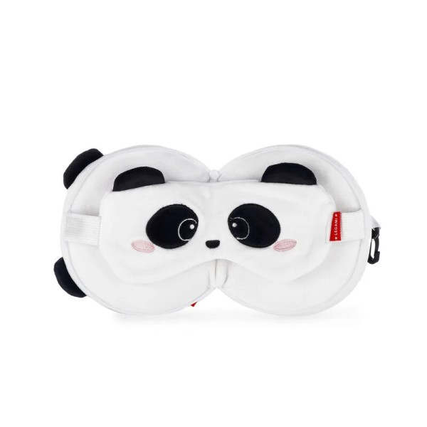 Reisekissen mit Schlafmaske Panda Travel Buddy weiß/schwarz