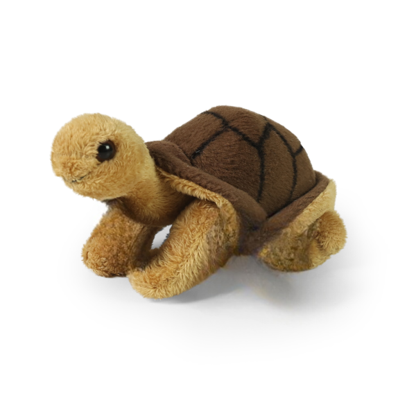 Kuscheltier Schildkröte braun/beige 13 cm Plüschschildkröte