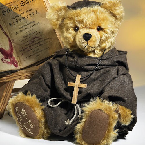 Hermann Coburg Teddybär Martin Luther 40 cm