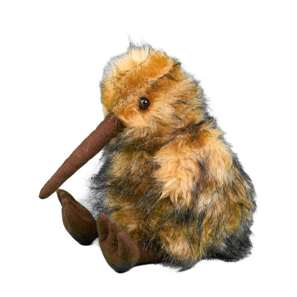 Kuscheltier Vogel Kiwi braun sitzend 23 cm Plüschvogel