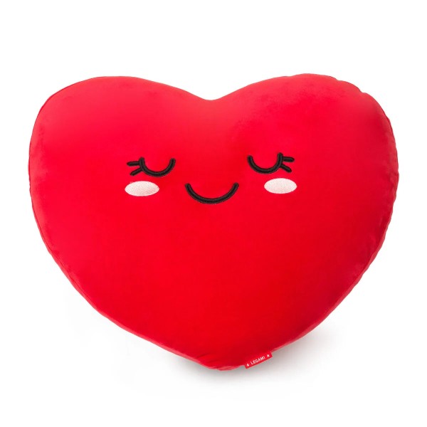 Kissen Super Soft Heart rot 45 cm