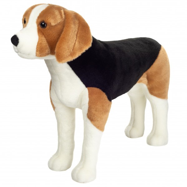 Teddy Hermann Kuscheltier Beagle stehend 60 cm Plüschhund