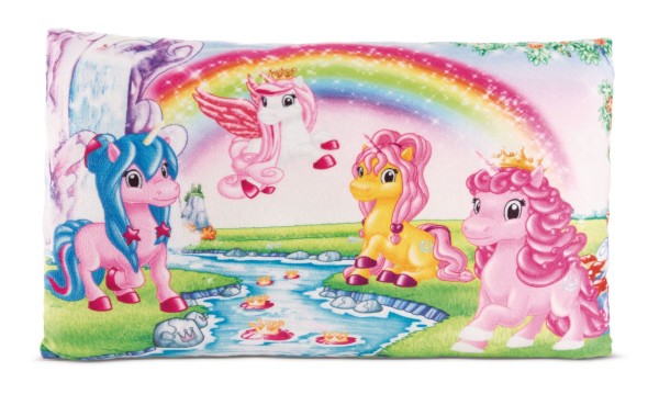 Nici Kissen Einhorn Lissy PONY bunt 43 x 25 cm