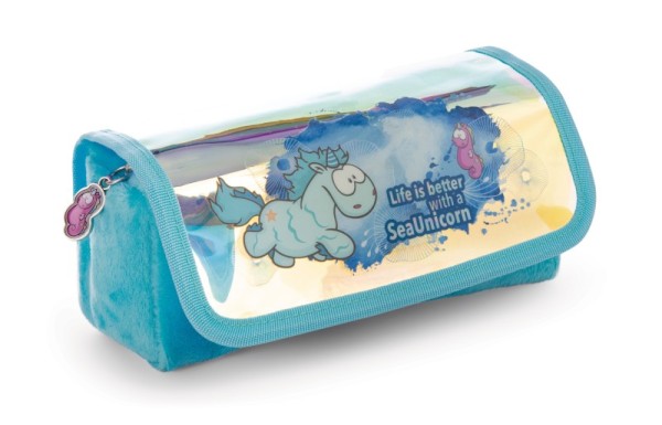 Nici Mäppchen Einhorn Aquario blau 19 cm