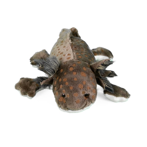 Kuscheltier Axolotl braun 28 cm Stoffaxolotl