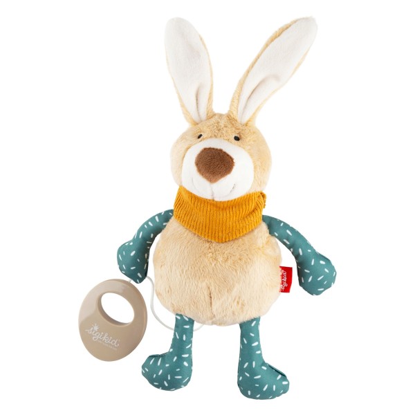 Sigikid Spieluhr Hase Yellow bunt 29 cm