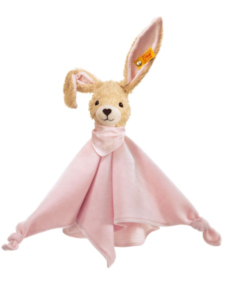 Steiff Schmusetuch Hase 28 cm rosa Hoppel 237546