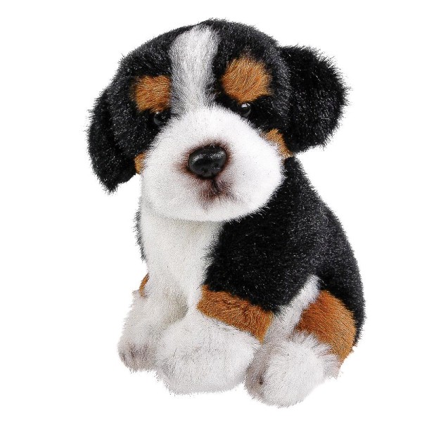 Berner Sennenhund klein sitzend 12 cm Plüschtier