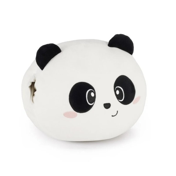 Kissen Super Soft Panda schwarz/weiß 26 cm