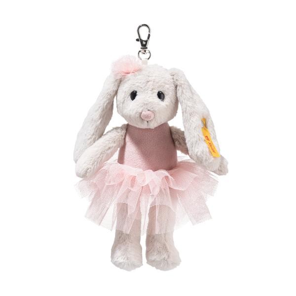 Steiff Anhänger Ballethase Hoppie grau/rosa 16 cm 112614