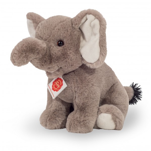 Teddy Hermann Elefant sitzend 25 cm Plüschelefant