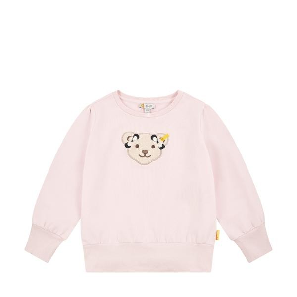 Steiff Sweatshirt hellrosa Teddy mit Schleifen