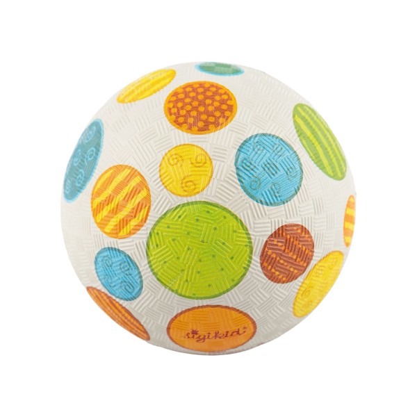 Sigikid Kautschukball bunt Patchwork 12 cm