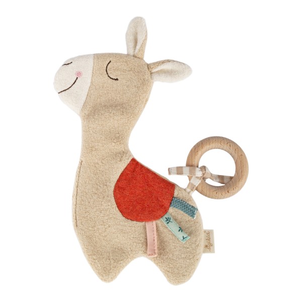 Sigikid Schnuffeltuch Lama Vanilla beige 22 cm