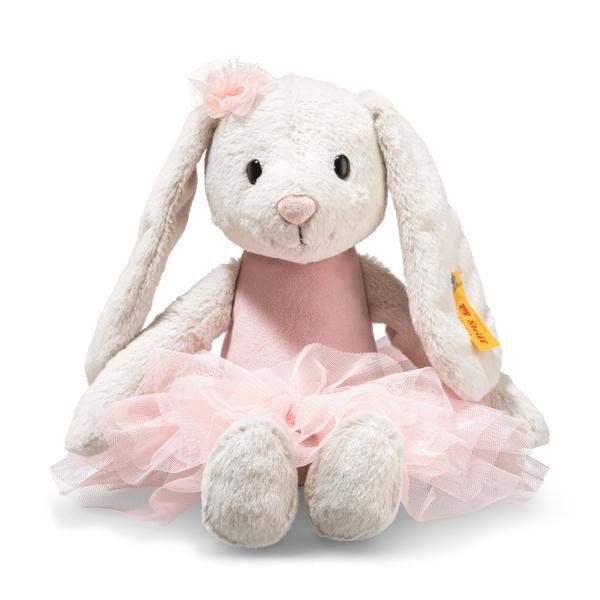 Steiff Ballethase Hoppie grau/rosa 30 cm 081064