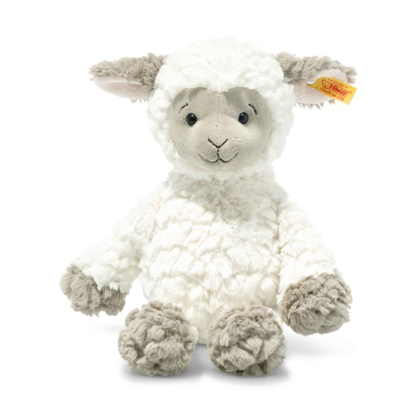 Steiff Lamm Lita 30 cm weiß-braun-grau sitzend 073427