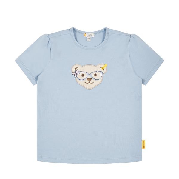 Steiff T-Shirt kurzarm hellblau Schmetterling