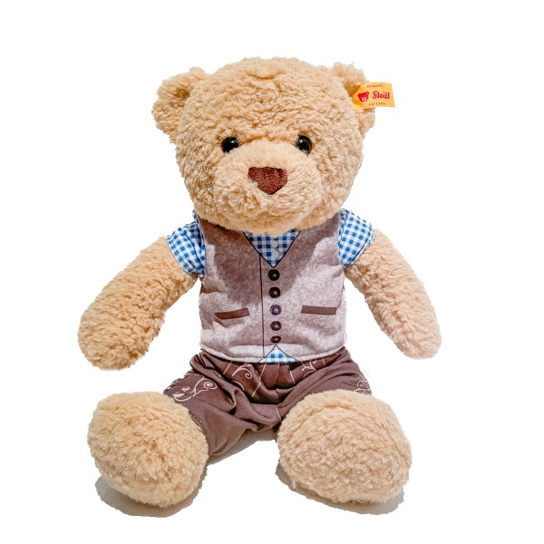 Steiff Teddybär Ben Bayern Lederhose beige 30 cm 988684