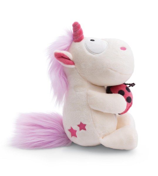 Nici Einhorn Theodor mit Marienkäfer 35 cm schlenkernd