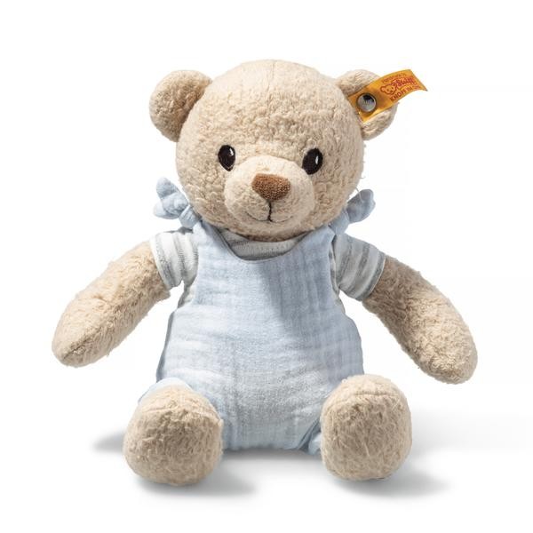 Steiff Teddybär Niko 26 cm beige/blau GOTS 242625