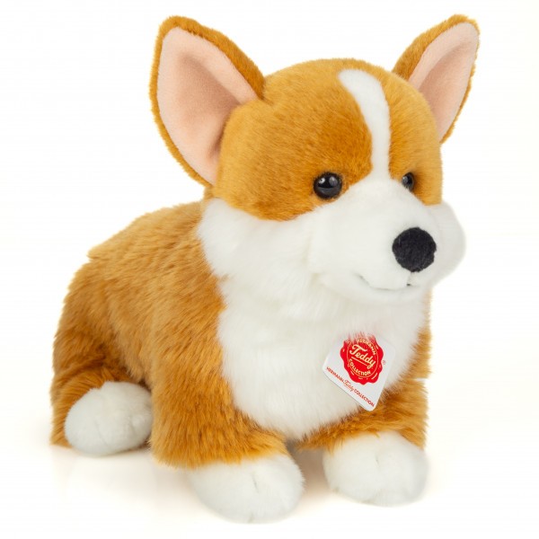 Teddy Hermann Kuscheltier Corgi stehend 30 cm Plüschhund