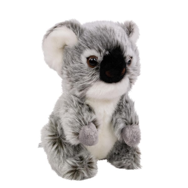 Koalabär klein grau sitzend 18 cm Kuscheltier