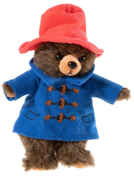 Kuscheltier Paddington 15 cm braun/blau stehend Plüschbär