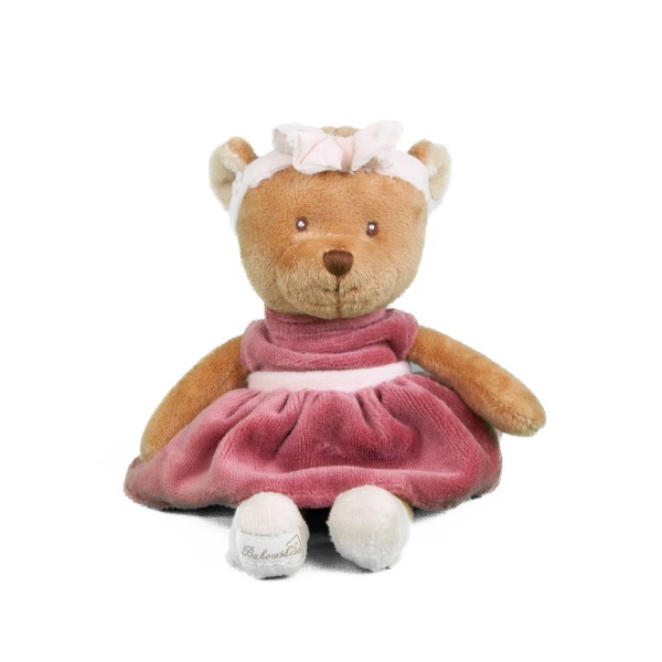 Bukowski Teddybär Baby Meli 20 cm braun/pink