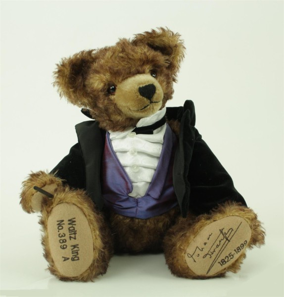 Hermann Coburg Teddybär Johann Strauß 40 cm