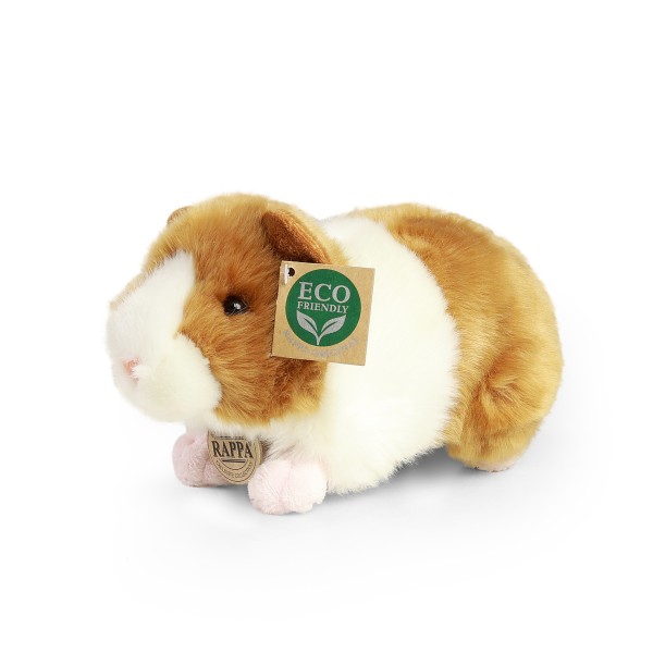 Kuscheltier Meerschweinchen weiß/braun 20 cm Plüschmeerschweinchen