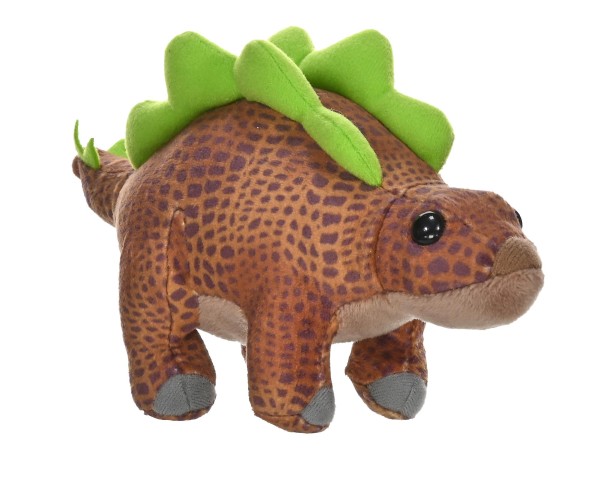 Wild Republic Stegosaurus braun/grün 13 cm Plüschdinosaurier