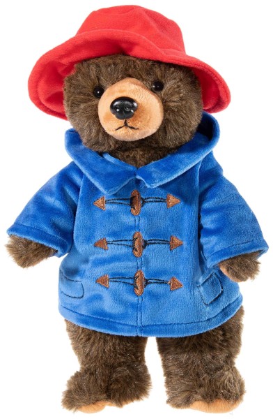 Kuscheltier Paddington 25 cm braun/blau stehend Plüschbär